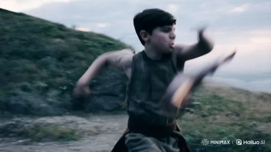 Boy's Intense Struggle Transitions to Tender Embrace – AI Generated Video | Hailuo AI