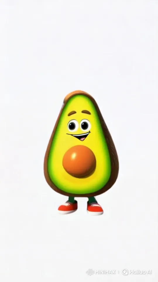 Avocado Watcher Frightened by Horror Movie – AI Generated Video | Hailuo AI