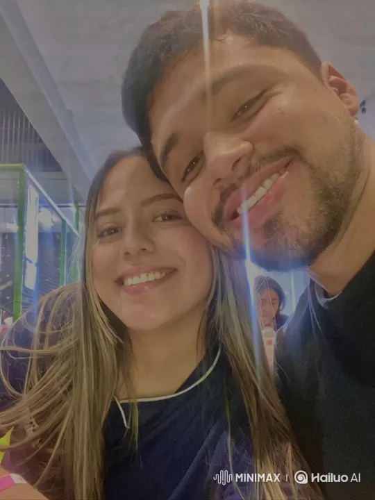 Family Reunion: Young Couple and Daughter Embrace – AI Generated Video | Hailuo AI