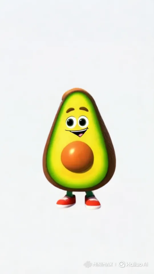 Animated Avocado Plays Soccer with Enthusiasm – AI Generated Video | Hailuo AI