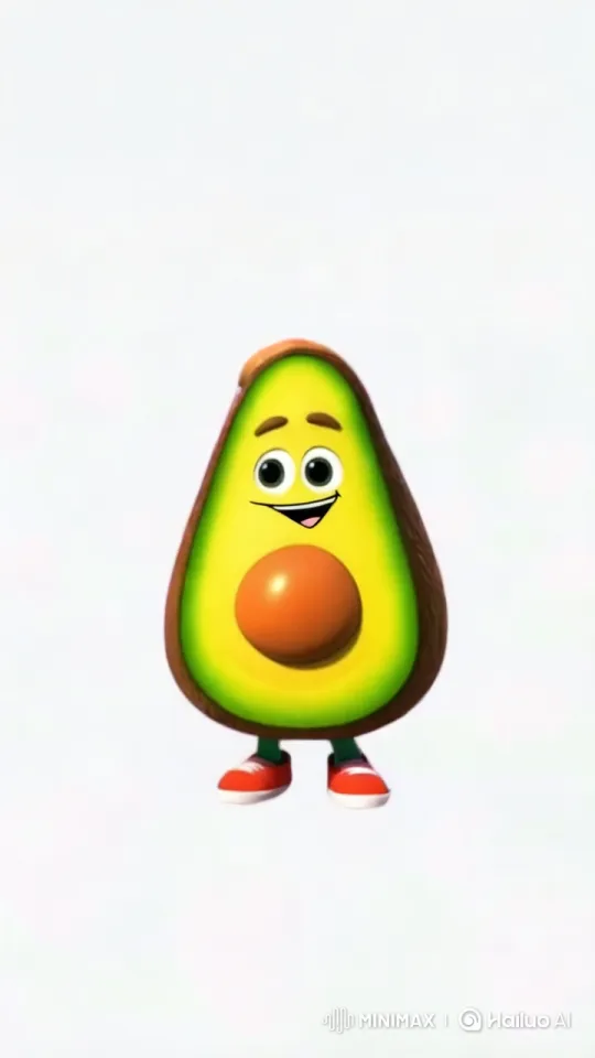 Avocado in Strawberry Garden: Joyful Exploration – AI Generated Video | Hailuo AI