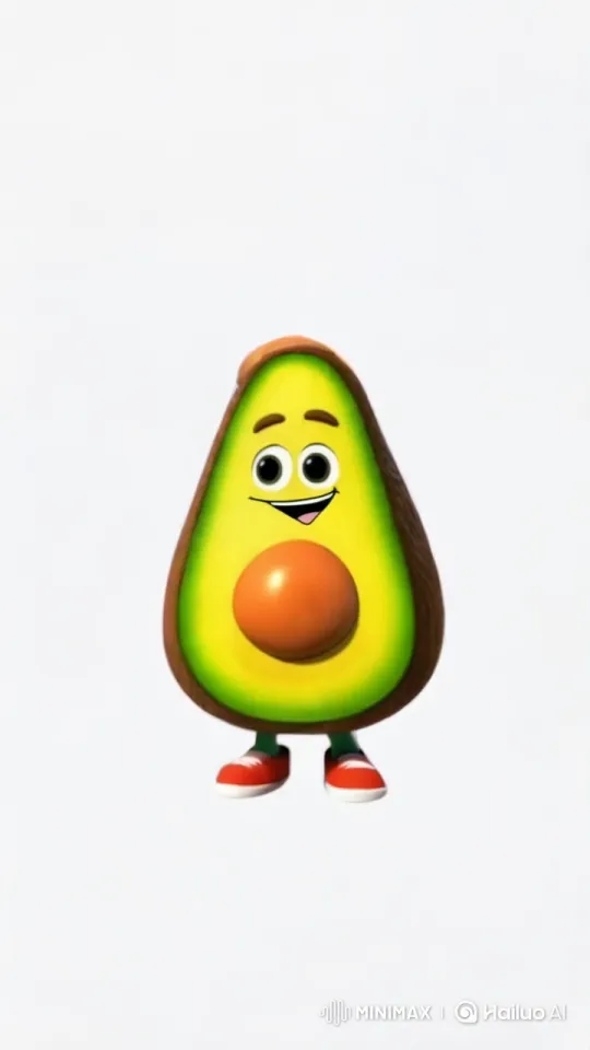Avocado Chef Cooks Egg Martabak with Joy – AI Generated Video | Hailuo AI