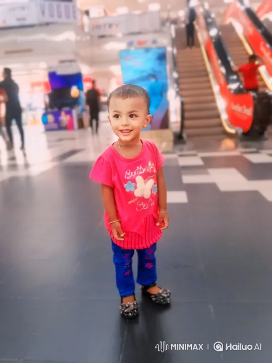 Child Explores Shopping Mall with Delight and Curiosity – AI Generated Video | Hailuo AI