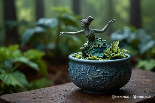 Enchanted Forest Fairy Dance in Magical Light – AI Generated Video | Hailuo AI