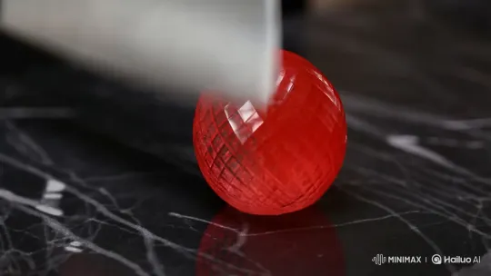 4K Close-Up of Crystal Watermelon Slices on Marble – AI Generated Video | Hailuo AI