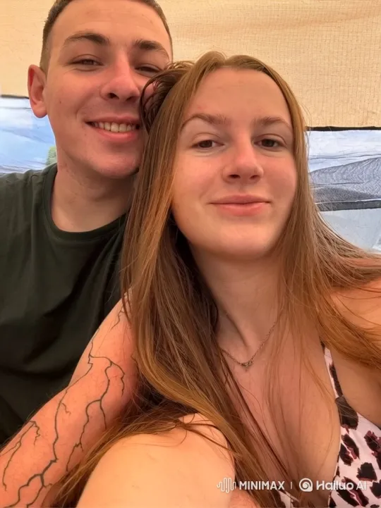 Young Family's Joyful Summer Evening Embrace – AI Generated Video | Hailuo AI