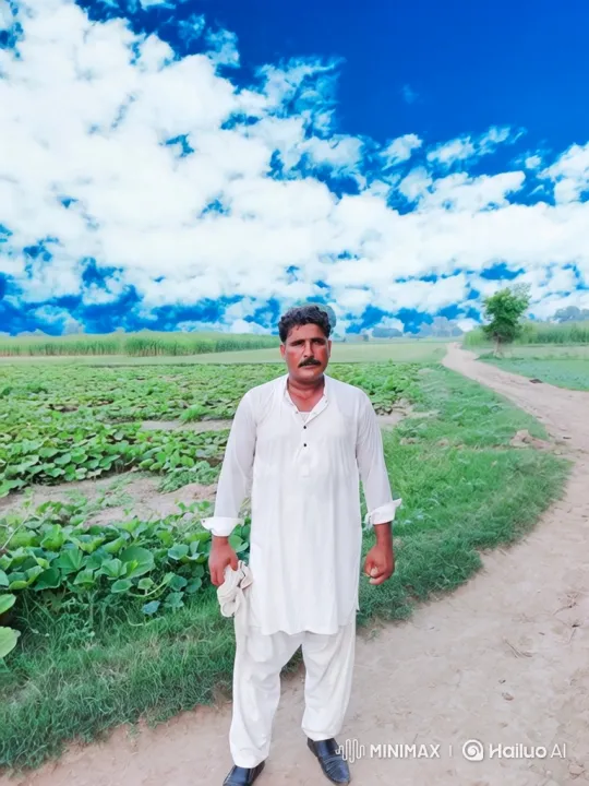 Rural Man in Motion: Dynamic Camera Tracking and Panning – AI Generated Video | Hailuo AI