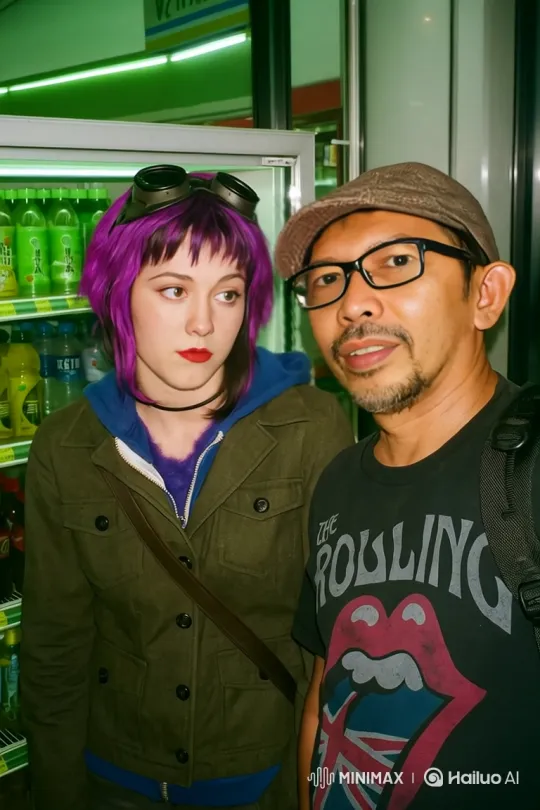 Raw, Uncomfortable Encounter of Celebrities in Store – AI Generated Video | Hailuo AI