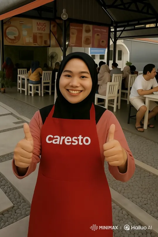 Young Woman Savors Delicious Food in Restaurant – AI Generated Video | Hailuo AI