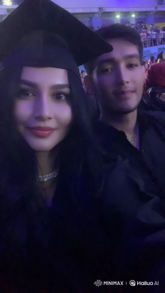 Young Graduates Share a Moment of Joy at Ceremony – AI Generated Video | Hailuo AI