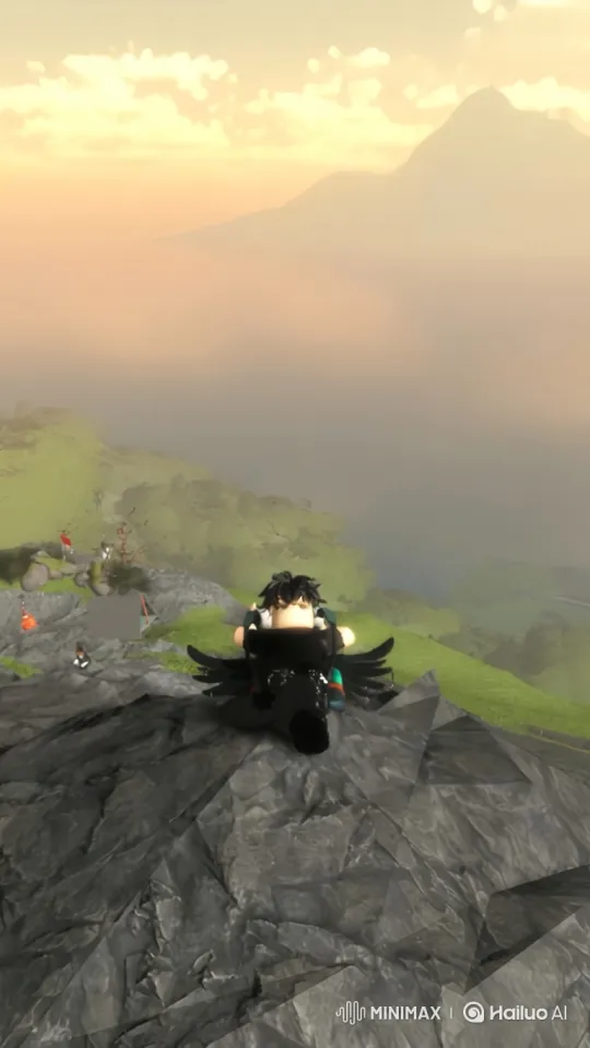 Journey from Mountain Peak to Cosmic Vantage Point – AI Generated Video | Hailuo AI