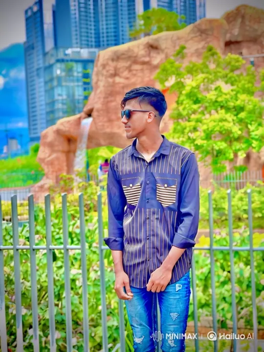 Romantic Encounter in a Golden Hour Park Setting – AI Generated Video | Hailuo AI
