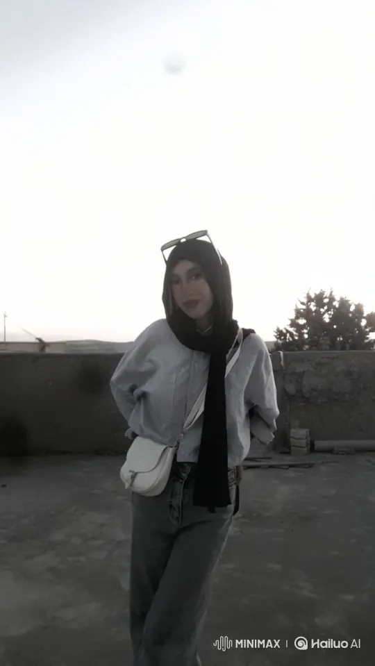 Young Woman Apprehended on Rooftop Amidst Rising Tension – AI Generated Video | Hailuo AI