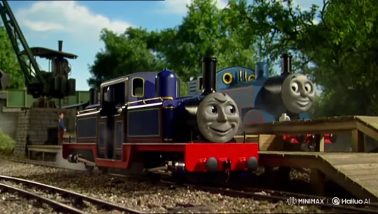 Smiling Trains and Happy Tourists Capture Memories – AI Generated Video | Hailuo AI