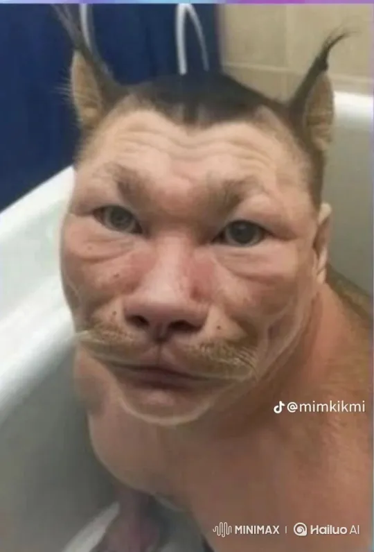 Creature with Human Face Mimics Speech in Tub – AI Generated Video | Hailuo AI