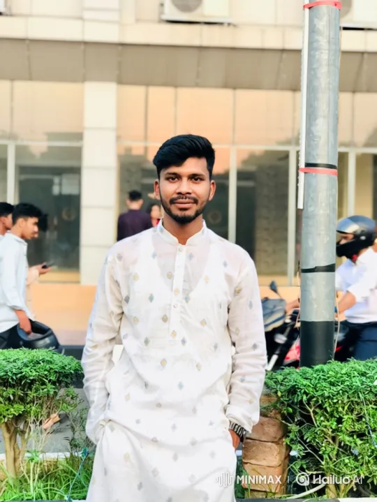 Young Couple in Traditional Attire Embrace Affectionately – AI Generated Video | Hailuo AI