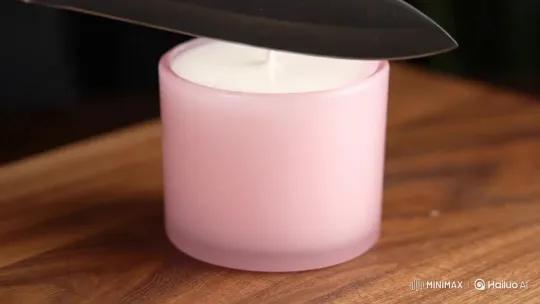 Dividing a Flowing Candle into Five Equal Parts – AI Generated Video | Hailuo AI
