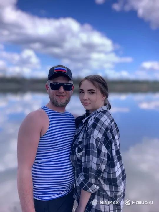 Family Reunion in Golden Light by Water – AI Generated Video | Hailuo AI