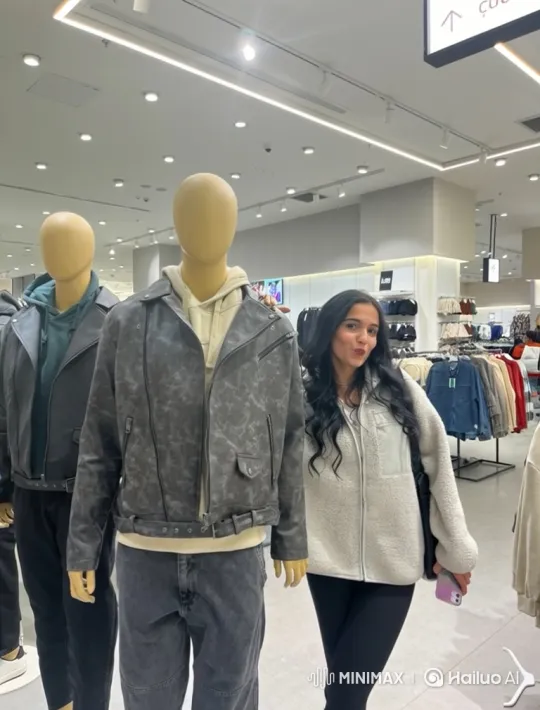 Woman Detained by Police in Clothing Store – AI Generated Video | Hailuo AI