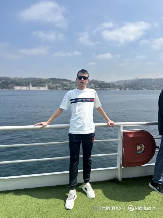 Young Man Detained by Police on Ferry – AI Generated Video | Hailuo AI