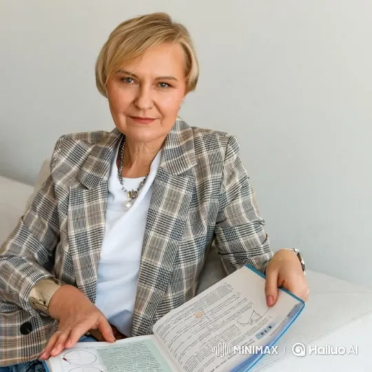 Elegant Woman Turns Book Page Gracefully – AI Generated Video | Hailuo AI