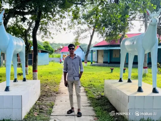 Couple Shares Quiet Moment in Golden Hour Park Setting – AI Generated Video | Hailuo AI