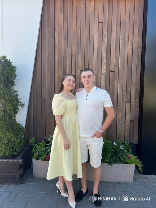 Family Embrace Captured on Summer Evening – AI Generated Video | Hailuo AI
