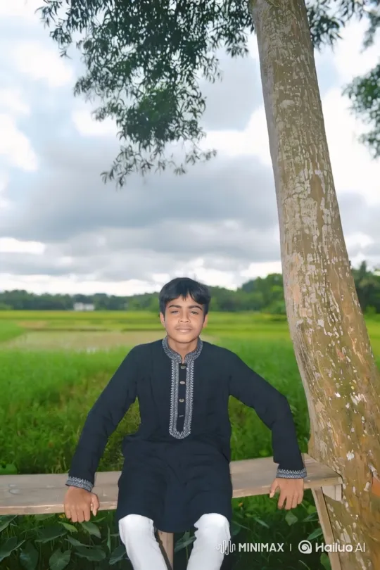 Young Couple Enjoying a Peaceful Moment in a Park – AI Generated Video | Hailuo AI