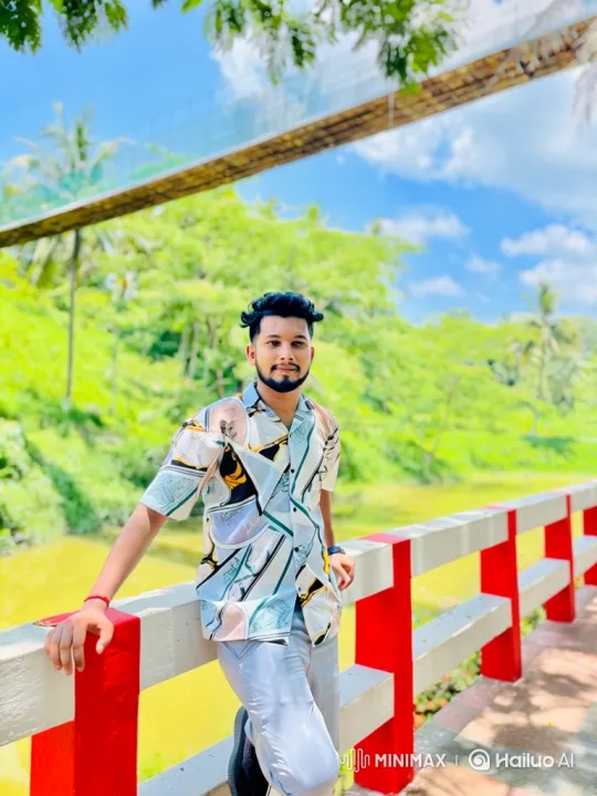 Young Couple Shares Moment of Peace on Bridge – AI Generated Video | Hailuo AI