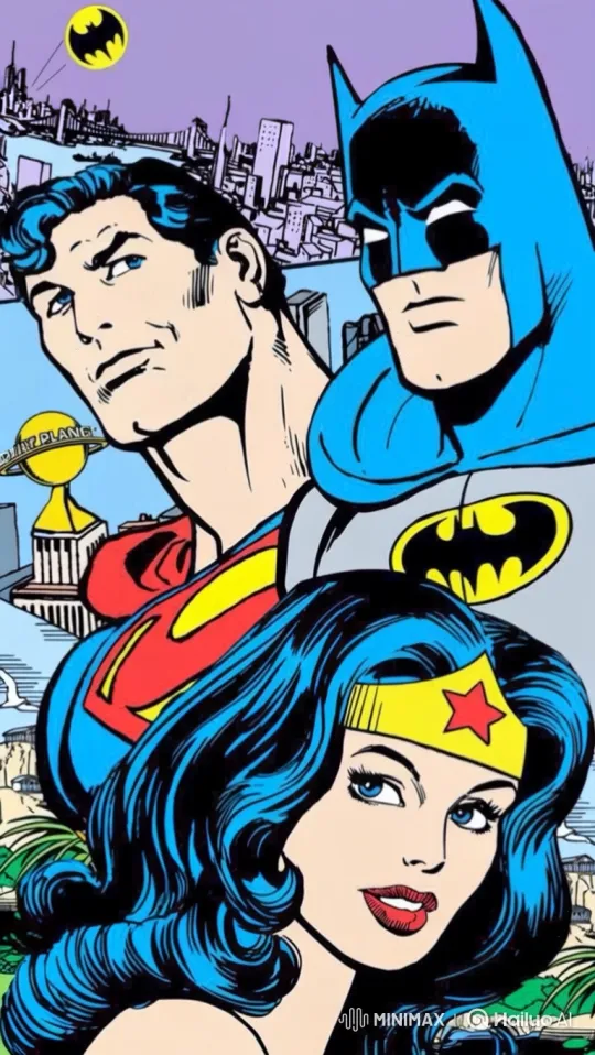 Living Portrait of Classic Superheroes – AI Generated Video | Hailuo AI