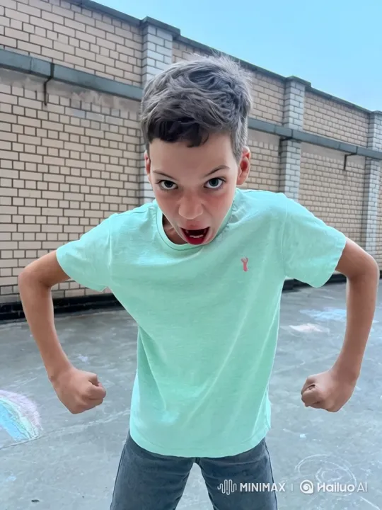 Boy Launches into Sky with Smoke and Explodes into Colors – AI Generated Video | Hailuo AI