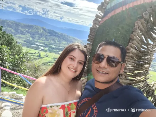 Family Embraces Joy at Mountain Viewpoint – AI Generated Video | Hailuo AI