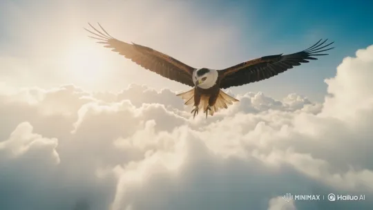 Bird of Prey Meets Dog, Merges with Mech to Become Phoenix – AI Generated Video | Hailuo AI