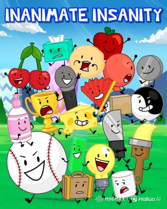 Anthropomorphic Objects' Joyful Gathering Turns to Alarm – AI Generated Video | Hailuo AI