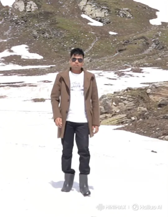 Narendra Modi Meets Man Amidst Snowy Mountains – AI Generated Video | Hailuo AI