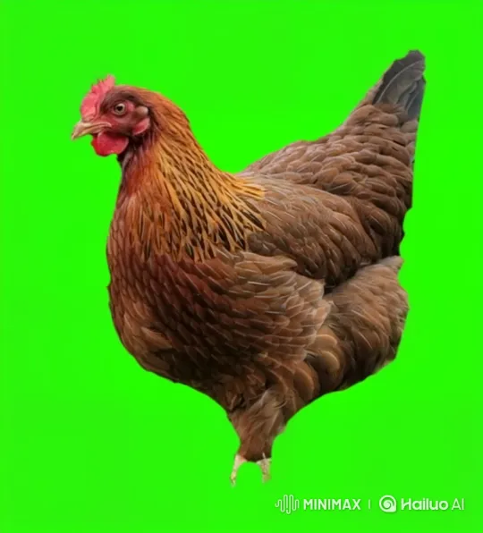 Static Hen Comes Alive with Subtle Movements – AI Generated Video | Hailuo AI