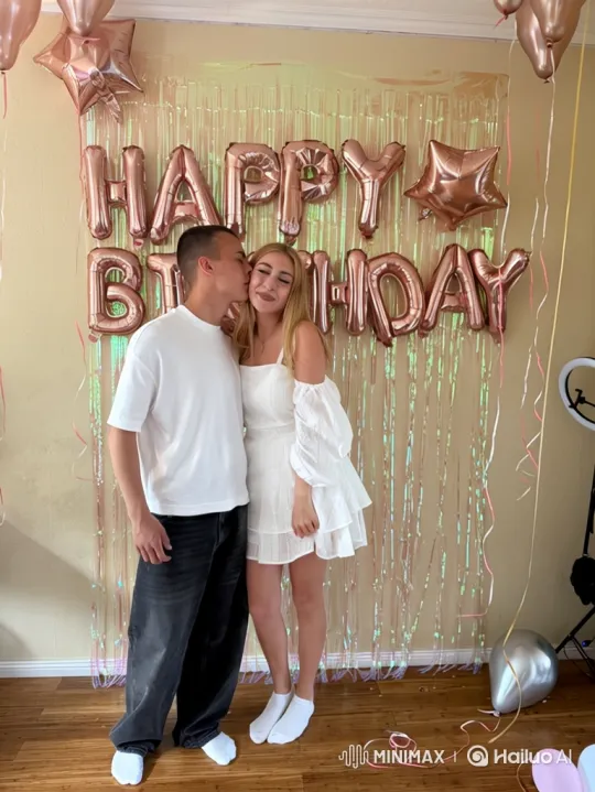 Family Reunion: Young Couple and Daughter Embrace – AI Generated Video | Hailuo AI