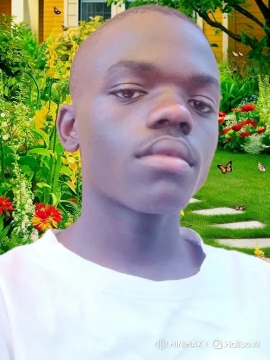 Peaceful Young Man in Digital Garden with Butterflies – AI Generated Video | Hailuo AI