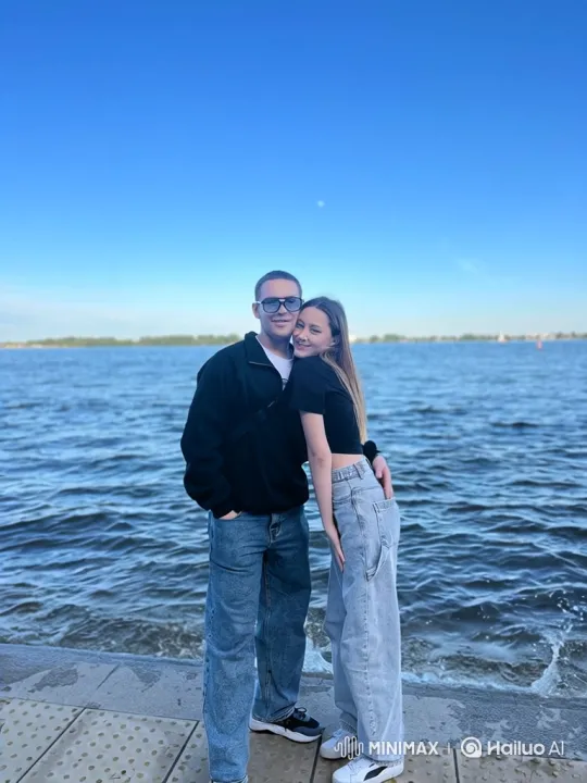 Family Moments by the Waterfront – AI Generated Video | Hailuo AI