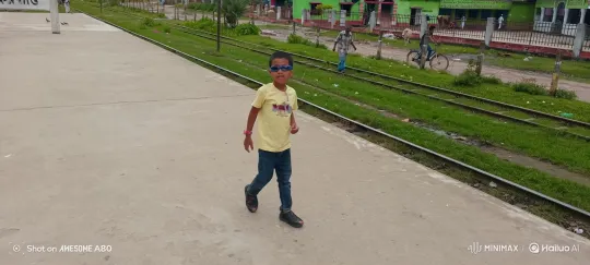 Young Boy Transforms into a Creature in a Changing Landscape – AI Generated Video | Hailuo AI