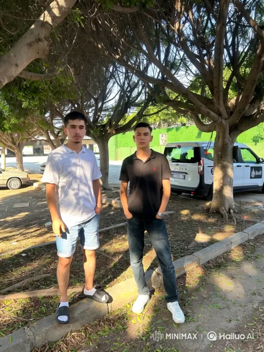 Young Men Detained by Police in Summer Day – AI Generated Video | Hailuo AI