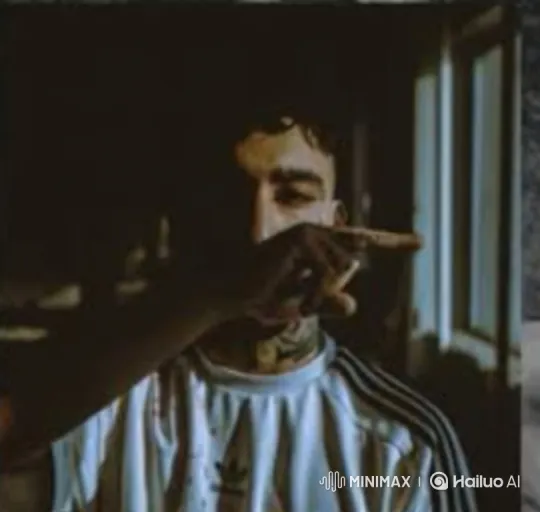 Young Man Detained by Police in Dimly Lit Room – AI Generated Video | Hailuo AI