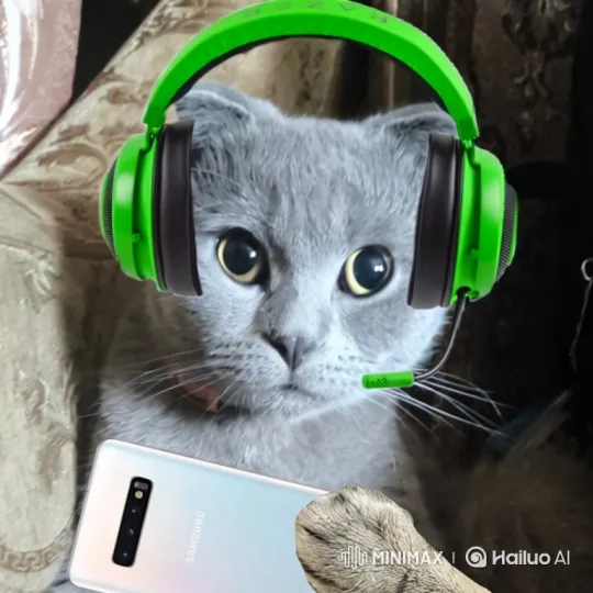 Cat Overcomes Rivalry, Celebrates Victory – AI Generated Video | Hailuo AI