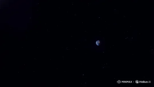 Rapid Zoom from Space Reveals Earth's Beauty – AI Generated Video | Hailuo AI