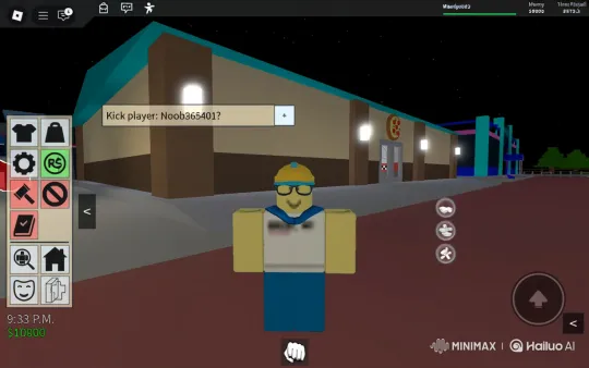 Blocky Roblox Avatar Cries After Animated Candy Punch – AI Generated Video | Hailuo AI