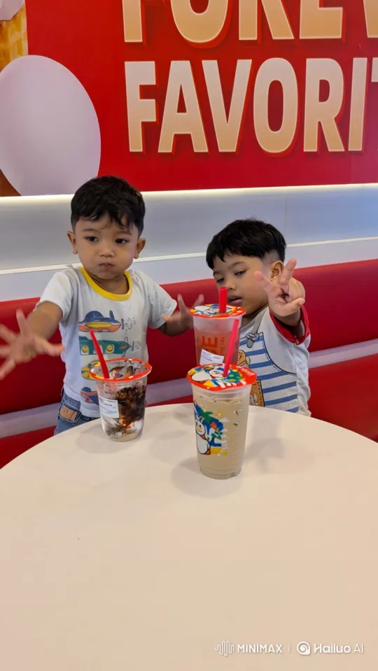 Joyful Boys Enjoying Drinks and Dancing – AI Generated Video | Hailuo AI