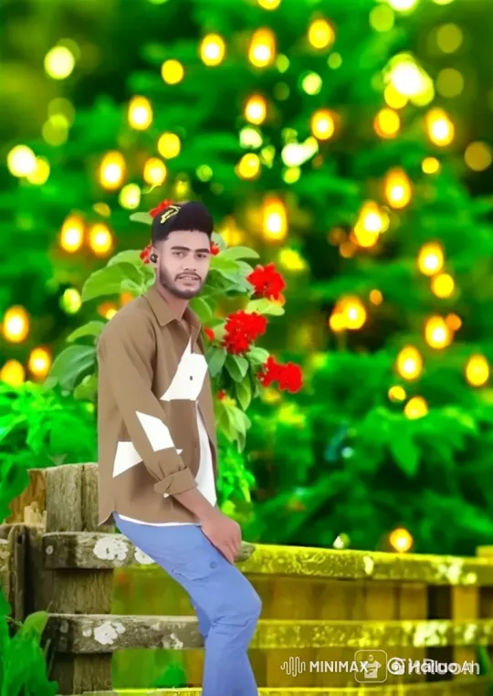 Young Man and Four Women Meet in a Lush Garden – AI Generated Video | Hailuo AI