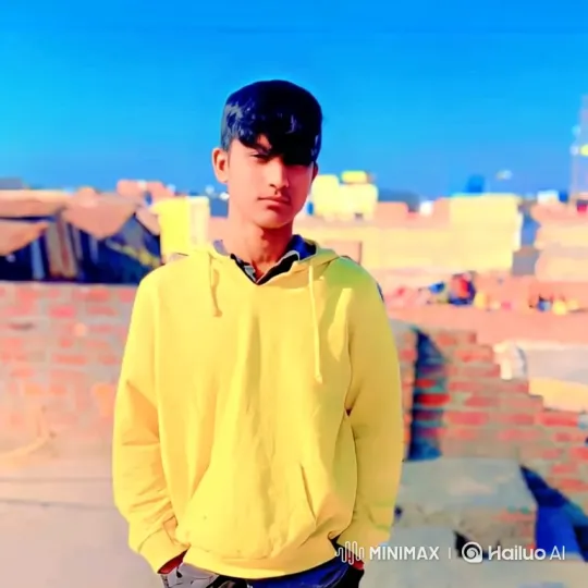 Young Man in Yellow Hoodie on Rooftop – AI Generated Video | Hailuo AI