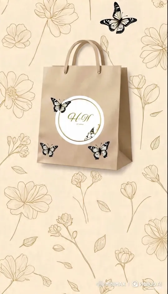 Graceful Butterfly Animation with Paper Bag – AI Generated Video | Hailuo AI