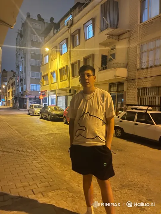 Young Man Detained by Police on Quiet City Street – AI Generated Video | Hailuo AI